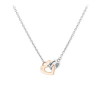 Halskette 2Jewels Dame Link With Love in Stahl Zirconia 251503
